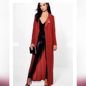 Maxi topper trench